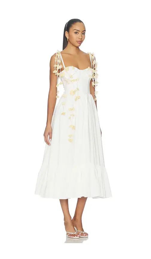 PatBo Tricoline Lotus Midi Dress | Thumbnail 2 PatBo Tricoline Lotus Midi Dress | Thumbnail 2