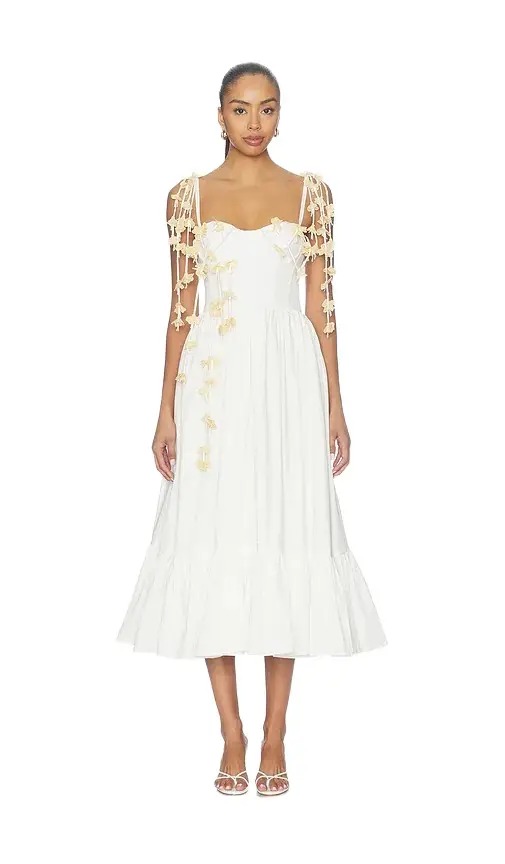 Tricoline Lotus Midi Dress Tricoline Lotus Midi Dress