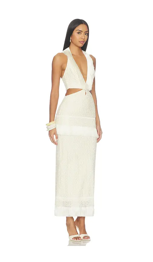 PatBo Ayla Fringe Long Dress | Thumbnail 2