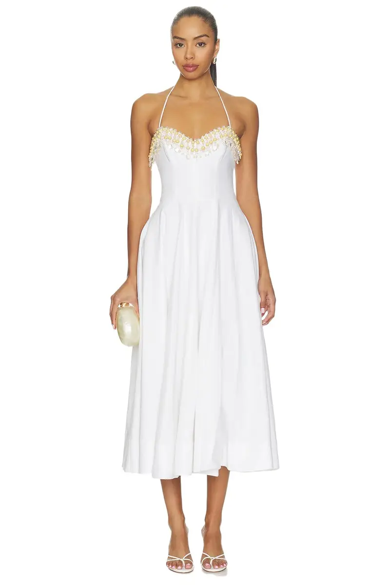 Meadow Linen Midi Dress