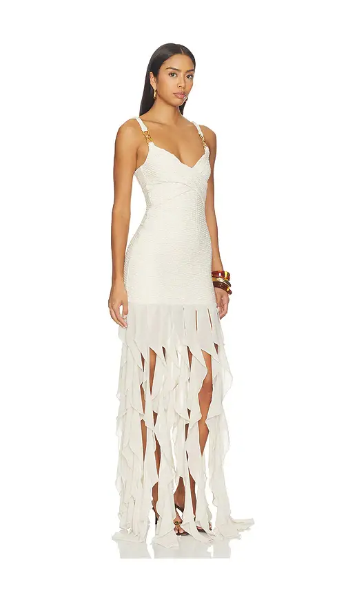 PatBo Golden Knit Long Dress | Thumbnail 2
