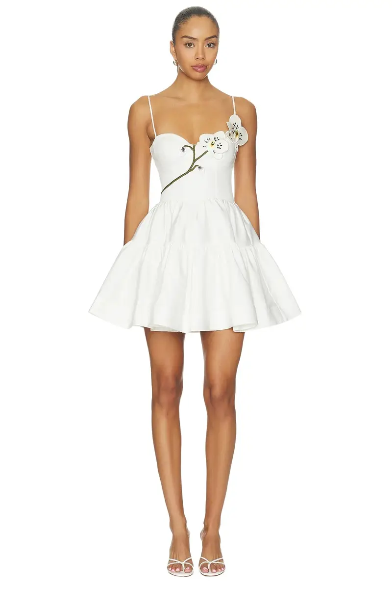 Blossom Poplin Orchid Mini Dress Blossom Poplin Orchid Mini Dress