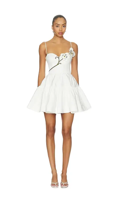 Blossom Poplin Orchid Mini Dress Blossom Poplin Orchid Mini Dress