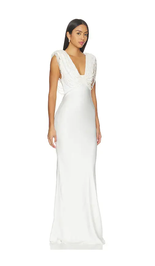 PatBo Liza Satin Embroidery Long Dress | Thumbnail 2 PatBo Liza Satin Embroidery Long Dress | Thumbnail 2