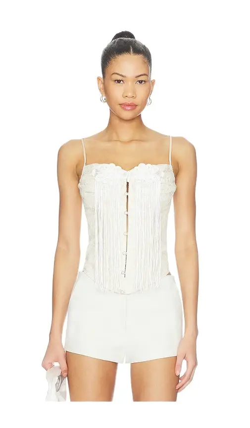 Kim Shui Yun Tassel Knot Corset Top