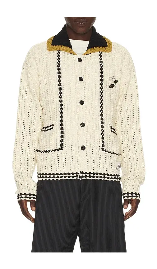 ANDERSSON BELL Unisex New Fantasia Collar Cardigan