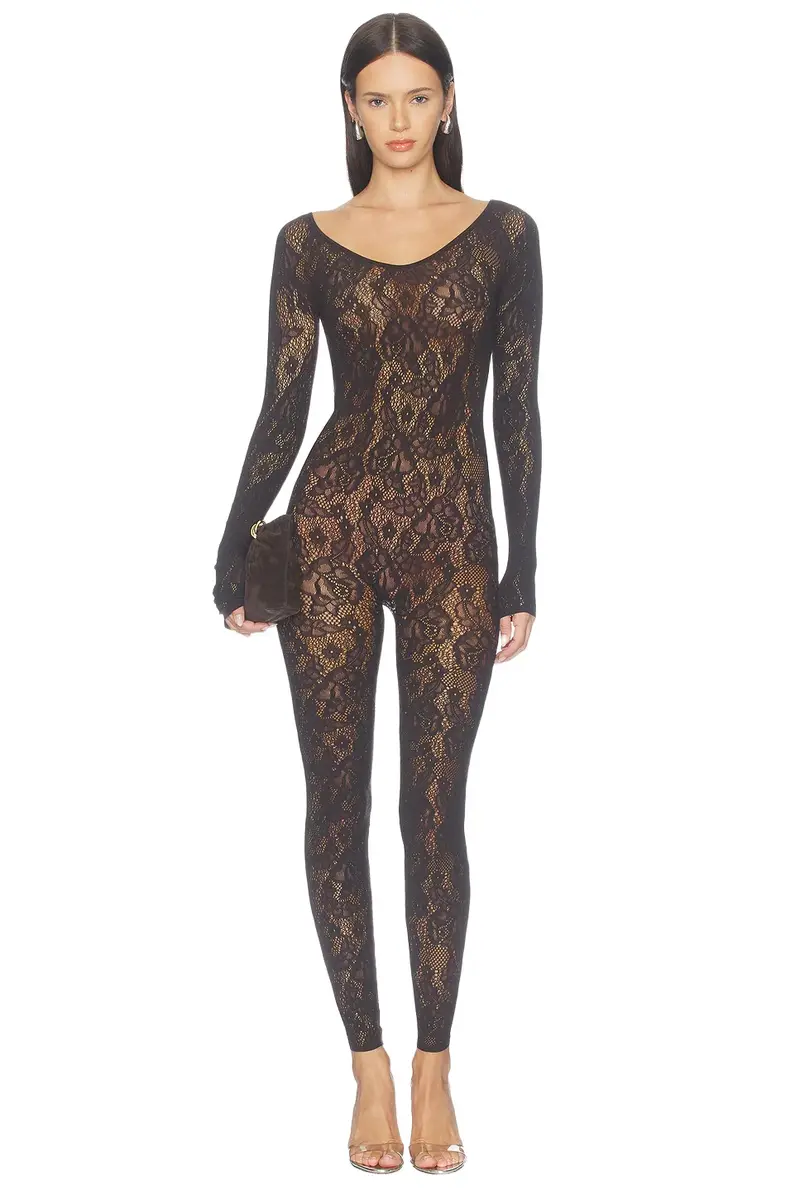 Infinite Rose Net Jumpsuit Infinite Rose Net Jumpsuit