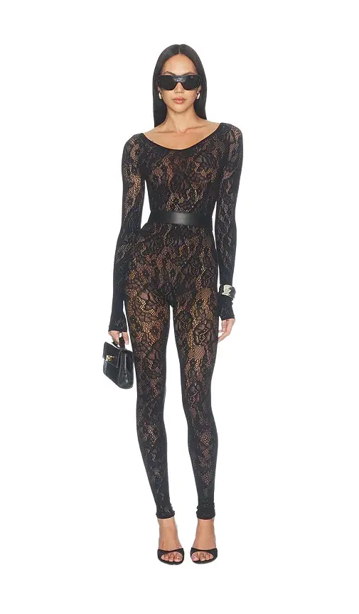 Infinite Rose Net Jumpsuit Infinite Rose Net Jumpsuit