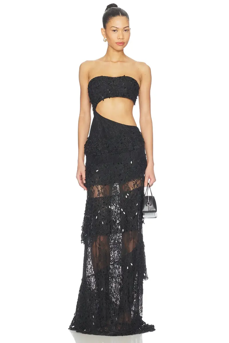Luna Veil Tier Dress
