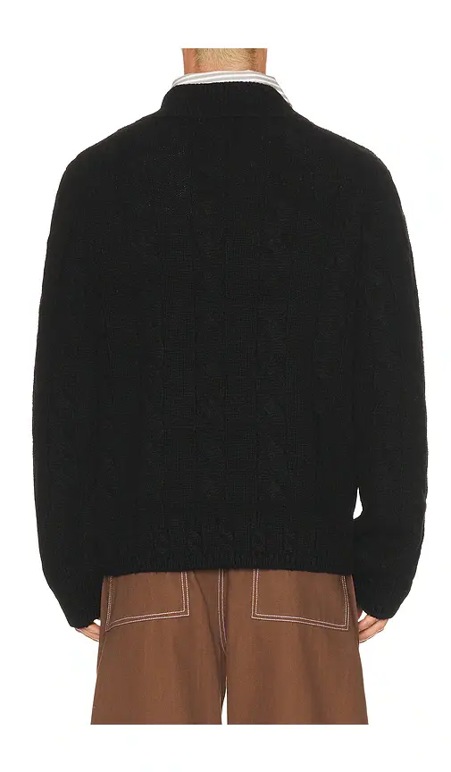 Fred Perry Canvas Cable V-Neck Jumper | Thumbnail 2 Fred Perry Canvas Cable V-Neck Jumper | Thumbnail 2