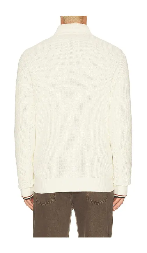 Fred Perry Waffle Stitch Half Zip Jumper | Thumbnail 2 Fred Perry Waffle Stitch Half Zip Jumper | Thumbnail 2