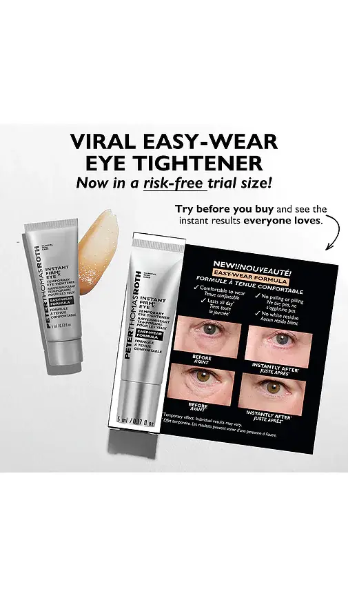 Peter Thomas Roth Travel Instant FIRMx Eye Temporary Eye Tightener Easy-Wear Formula | Thumbnail 2 Peter Thomas Roth Travel Instant FIRMx Eye Temporary Eye Tightener Easy-Wear Formula | Thumbnail 2