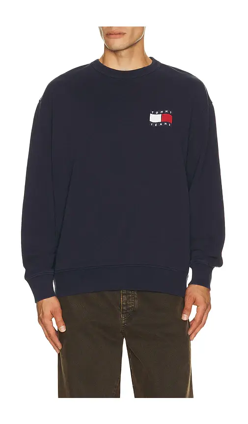 Tommy Jeans Relaxed Wavy Flag Sweatshirt | Thumbnail 2