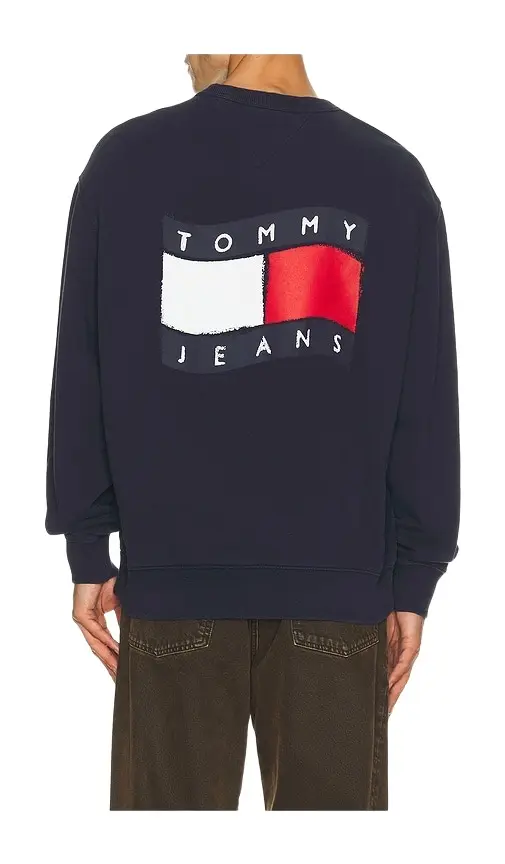 Relaxed Wavy Flag Sweatshirt Relaxed Wavy Flag Sweatshirt
