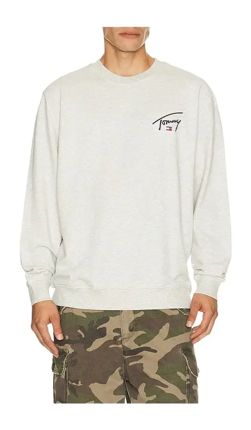 Tommy Jeans Entry Signature Crewneck Sweatshirt