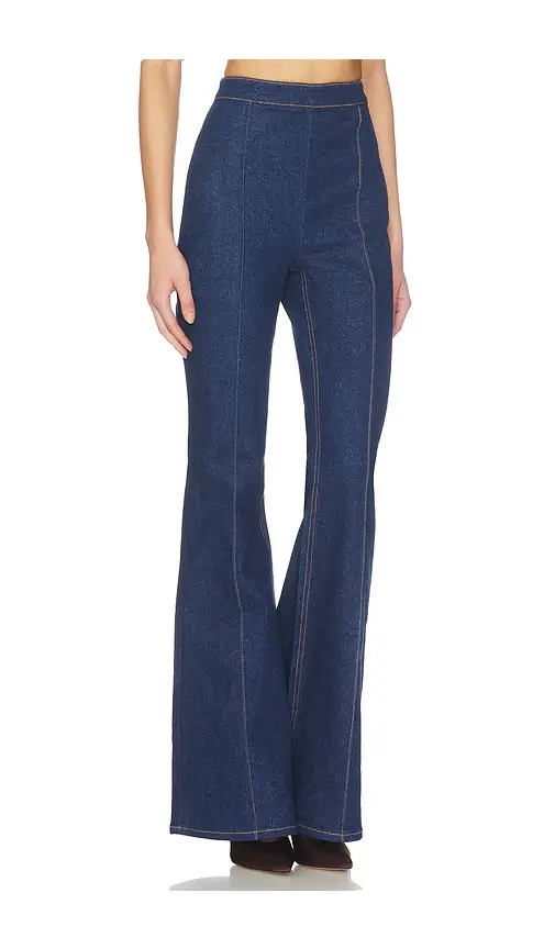 Nadine Merabi Charlotte Denim Trousers | Thumbnail 2 Nadine Merabi Charlotte Denim Trousers | Thumbnail 2