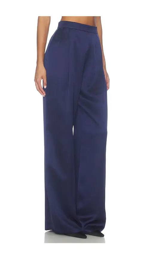 Nadine Merabi Satin Wide Leg Trousers | Thumbnail 2 Nadine Merabi Satin Wide Leg Trousers | Thumbnail 2