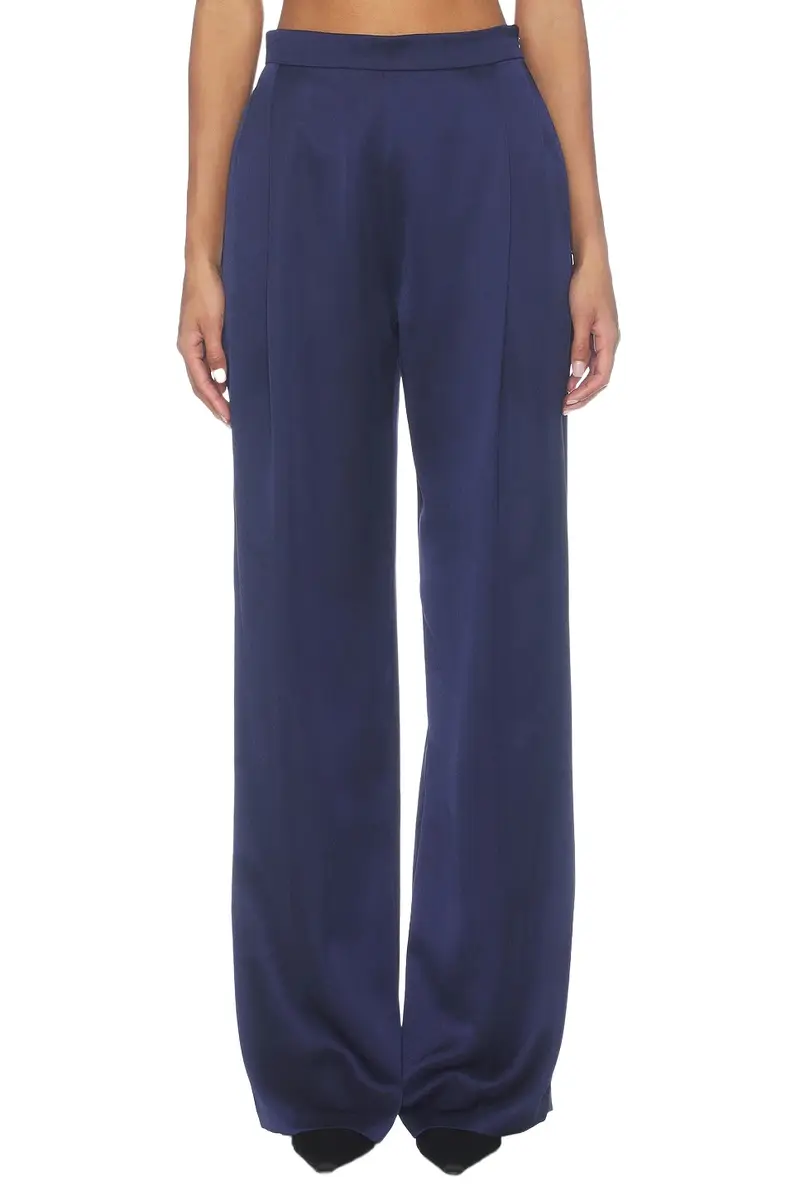 Satin Wide Leg Trousers Satin Wide Leg Trousers