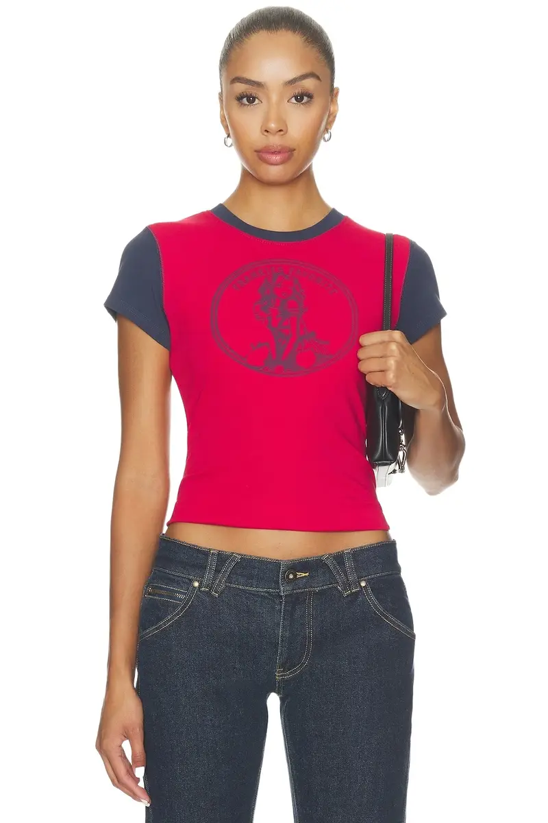 Eva Cotton Ribbed Tee Shirt Eva Cotton Ribbed Tee Shirt