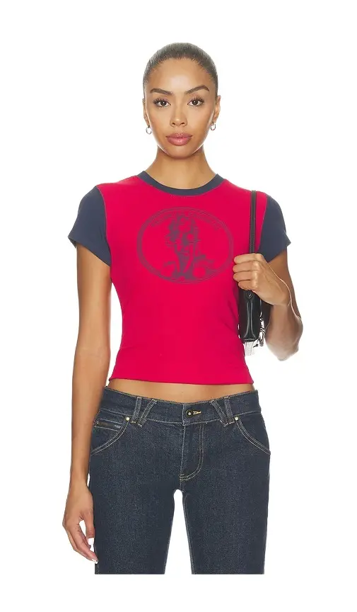 Eva Cotton Ribbed Tee Shirt Eva Cotton Ribbed Tee Shirt