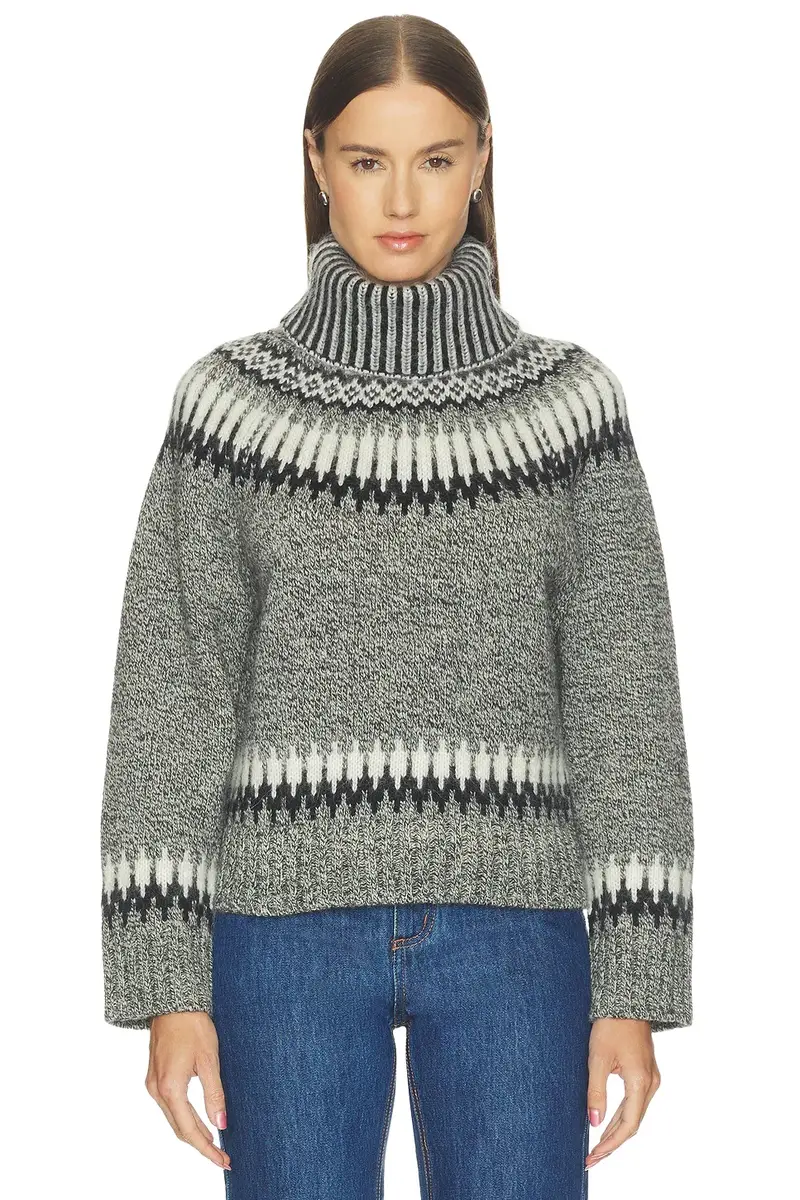 Fair Isle Turtleneck Sweater Fair Isle Turtleneck Sweater
