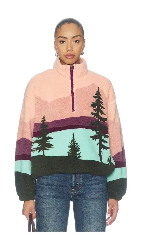 BEACH RIOT Leona Sherpa Jacket