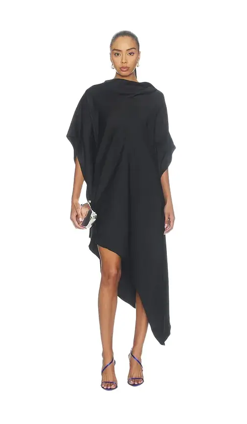 Sadia Cape Mini Dress Sadia Cape Mini Dress