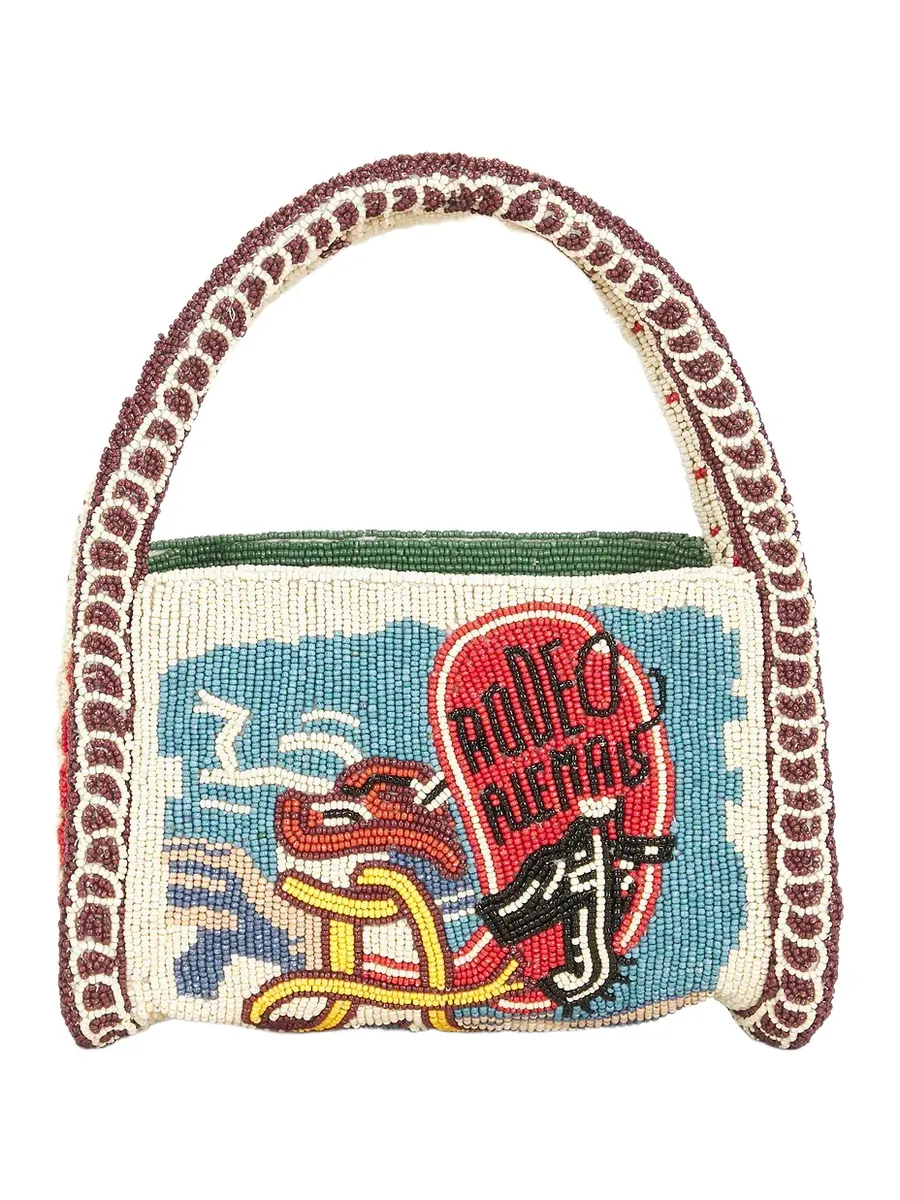 Ace Beaded Barrel Bag Ace Beaded Barrel Bag