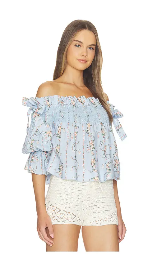 Agua by Agua Bendita Isla Navegante Blouse | Thumbnail 2