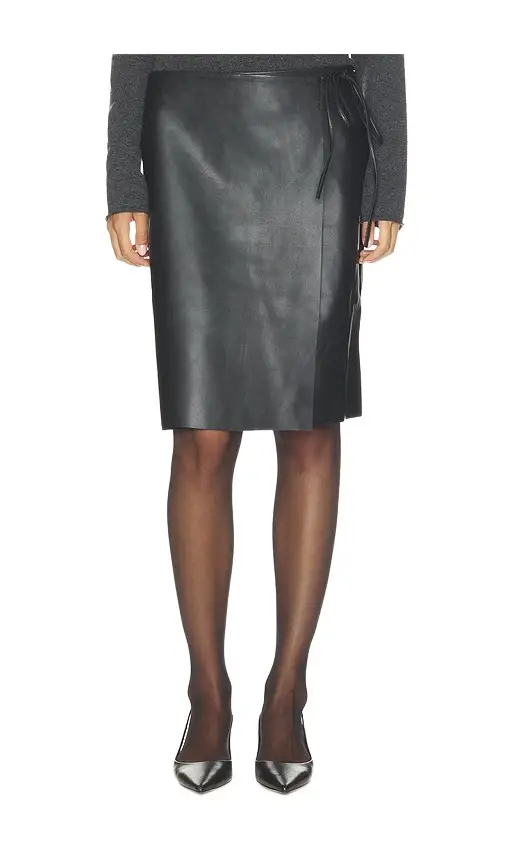 Leather Everyday Wrap Skirt Leather Everyday Wrap Skirt