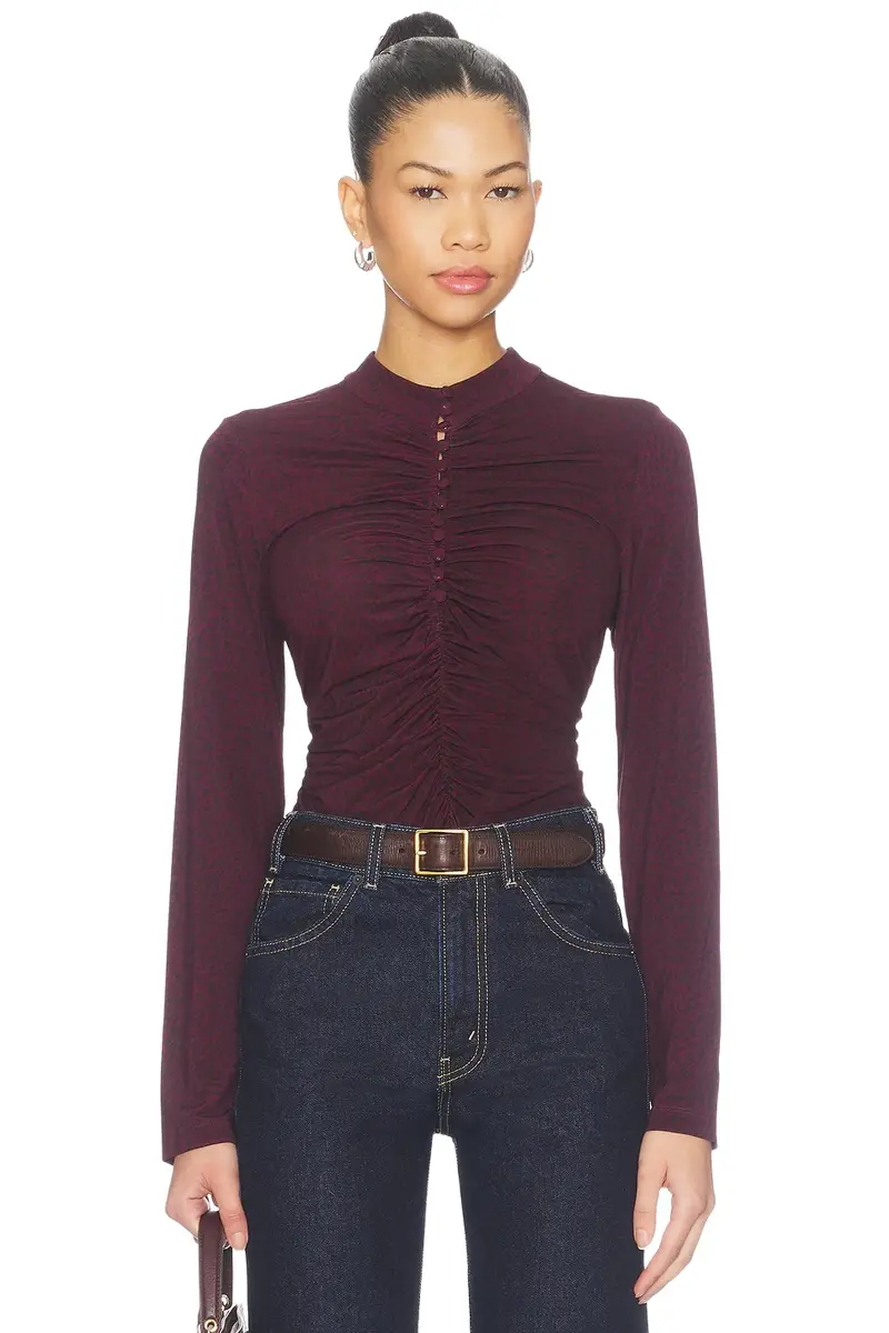 Charlize Print Longsleeve Top Charlize Print Longsleeve Top