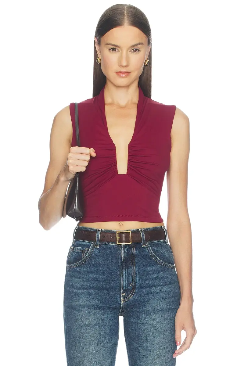 Square Wire Sleeveless Top