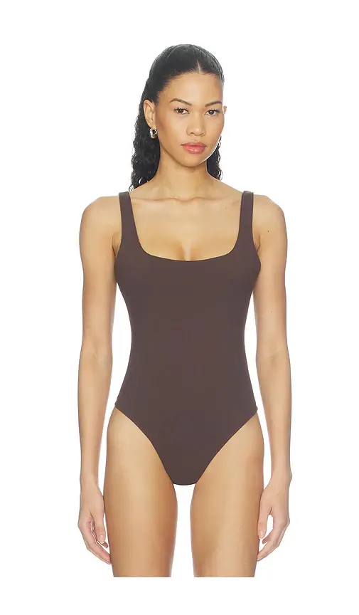 susana monaco Essential Low Back Tank Thong Back Bodysuit | Thumbnail 2 susana monaco Essential Low Back Tank Thong Back Bodysuit | Thumbnail 2