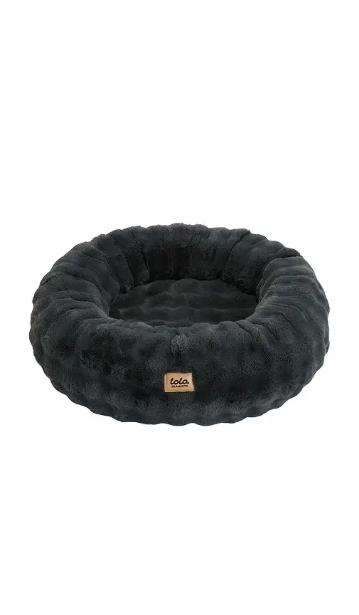 Lola Blankets Medium Bubble Round Pet Bed