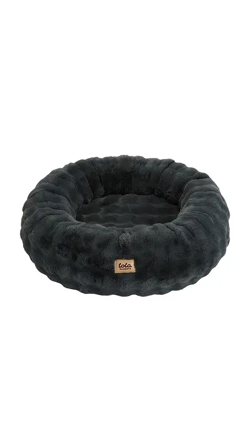 Lola Blankets Small Bubble Round Pet Bed