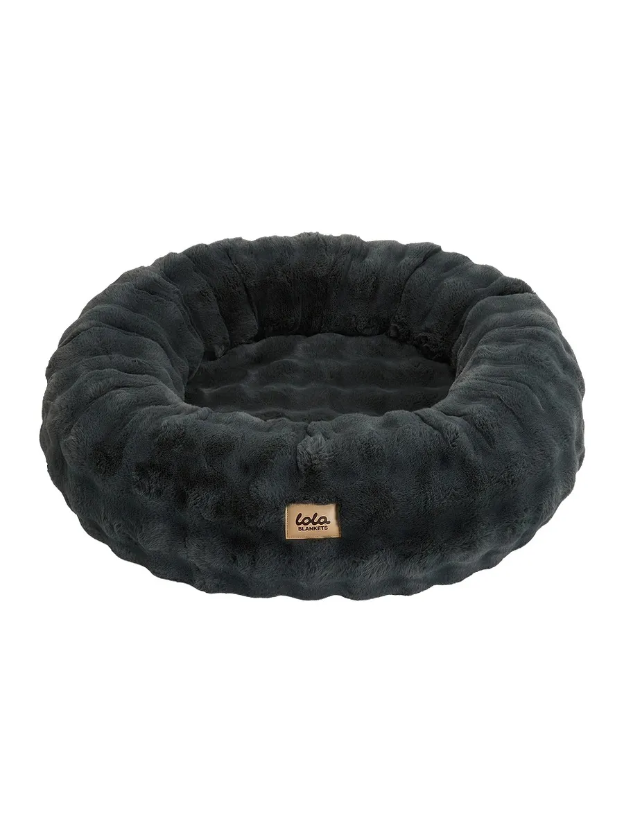 Lola Blankets Large Bubble Round Pet Bed