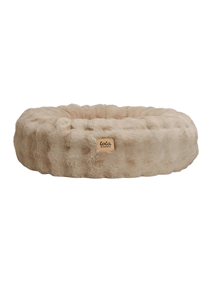 Lola Blankets Large Bubble Round Pet Bed