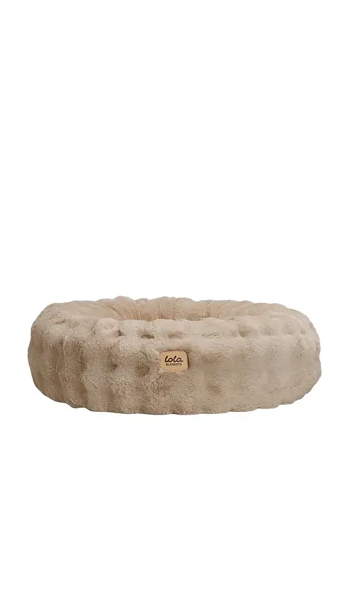 Lola Blankets Large Bubble Round Pet Bed