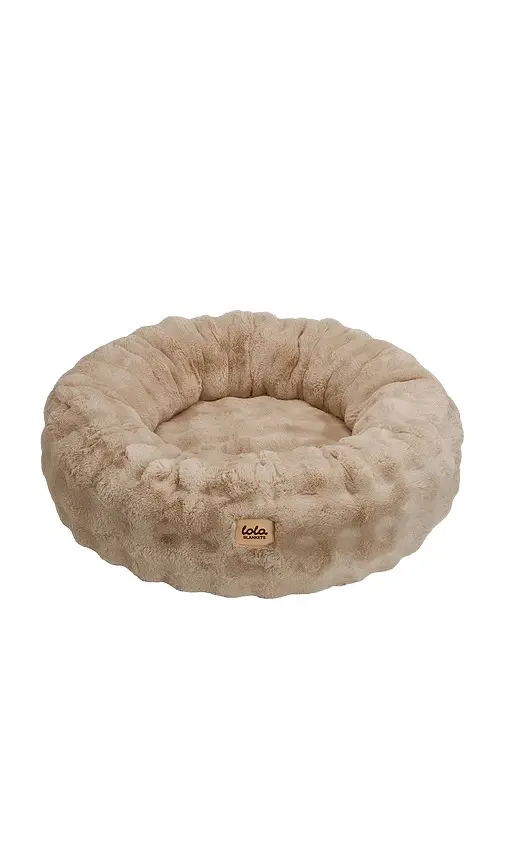 Lola Blankets Medium Bubble Round Pet Bed
