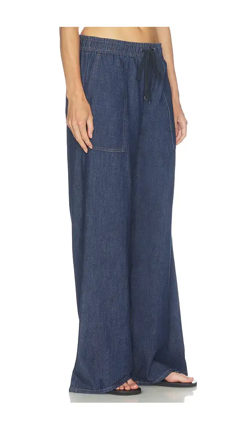7 For All Mankind Utility Pull On Wide Leg Jean | Thumbnail 2