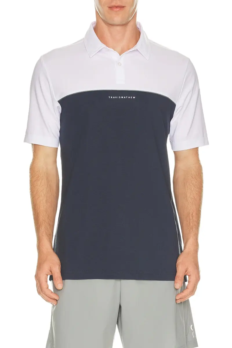 Travis Mathew Featherweight Colorblock Polo Travis Mathew Featherweight Colorblock Polo