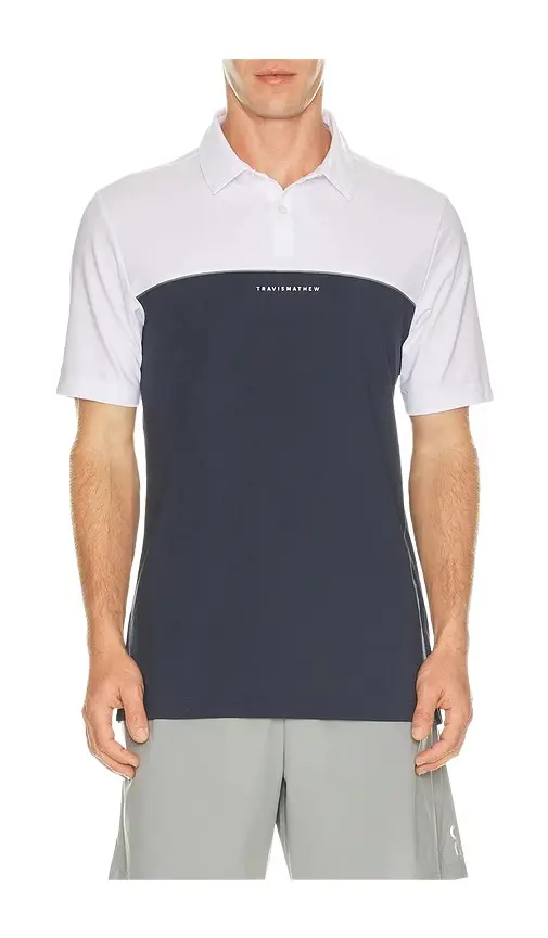 Travis Mathew Featherweight Colorblock Polo Travis Mathew Featherweight Colorblock Polo