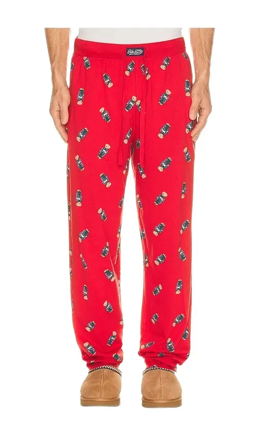 Polo Ralph Lauren Knit Bear Printed PJ Pant