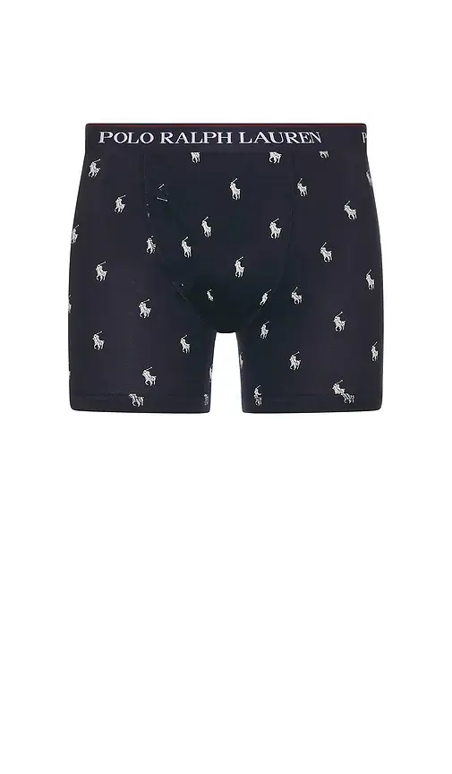 Polo Ralph Lauren Classic Fit Cotton Boxer Briefs 3 Pack | Thumbnail 2