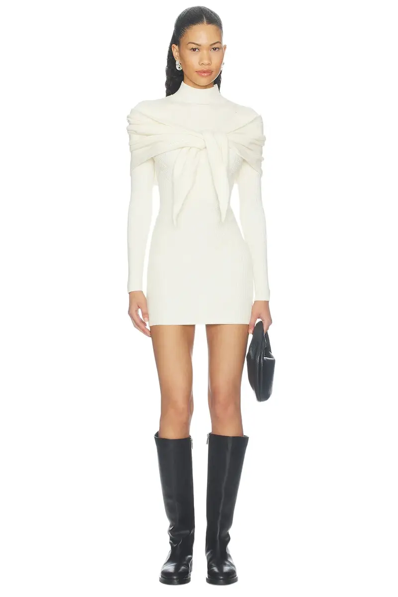 Lovers and Friends Jaine Sweater Dress With Scarf