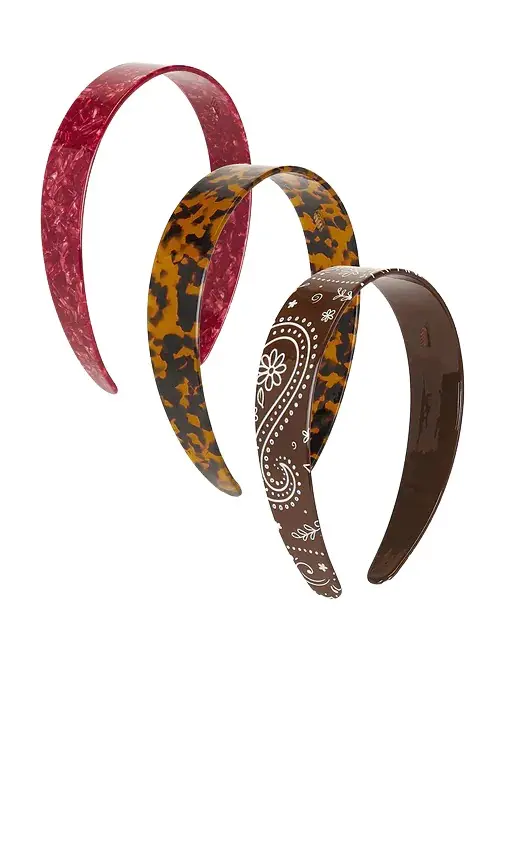 Frasier Sterling Bandana Headband Set