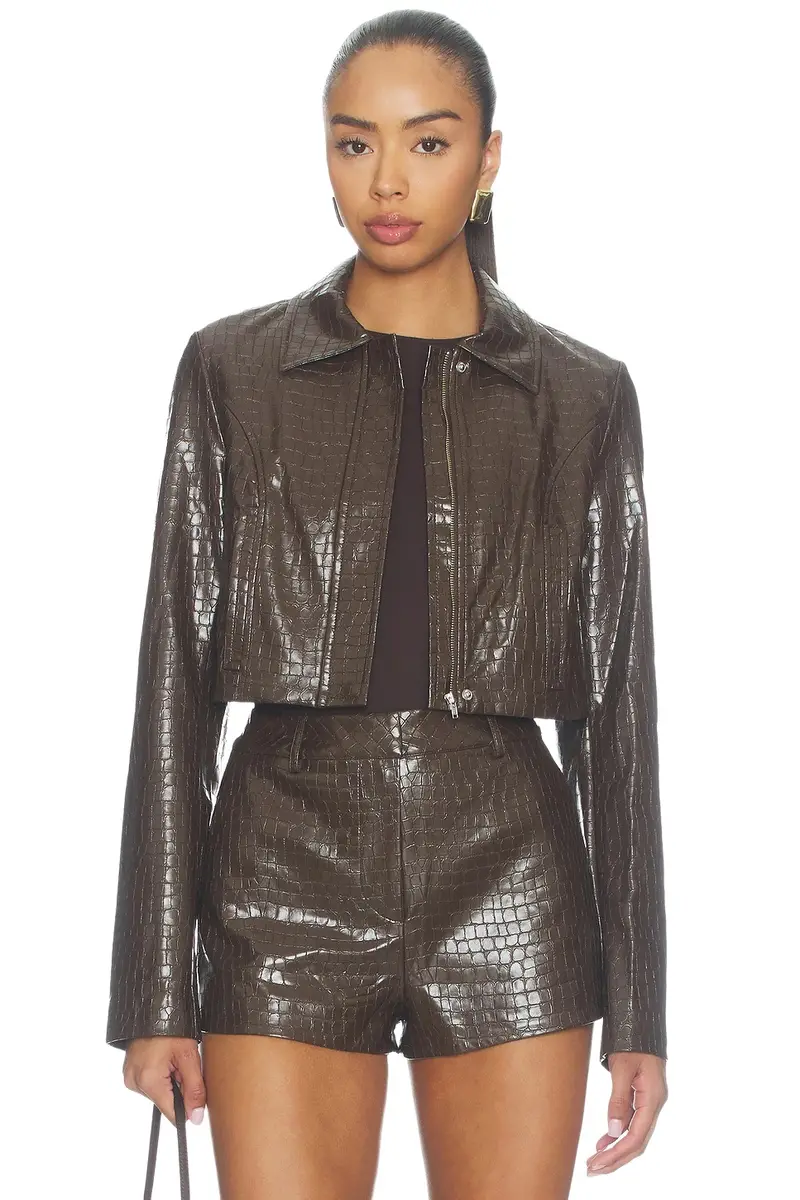 Arden Faux Croc Jacket Arden Faux Croc Jacket