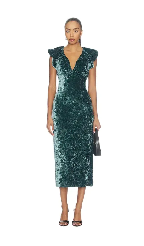 Astra V-neck Velvet Dress Astra V-neck Velvet Dress