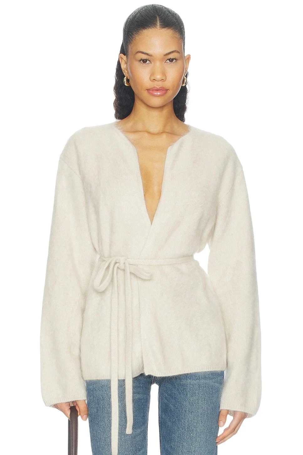 Soft Goat Brushed Cardigan