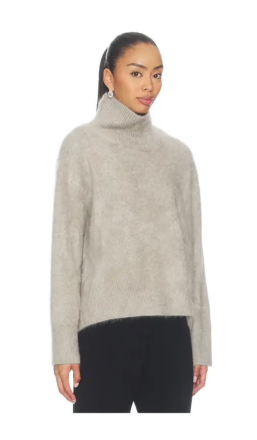 Soft Goat Brushed Boyfriend Turtleneck | Thumbnail 2 Soft Goat Brushed Boyfriend Turtleneck | Thumbnail 2